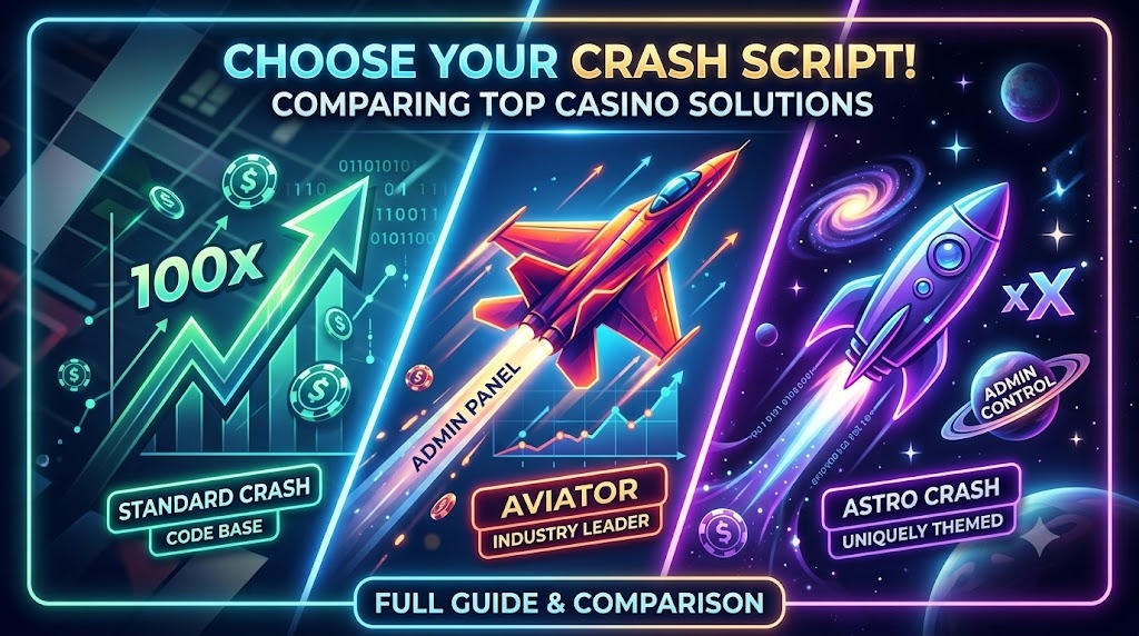 Choosing the Right Crash Casino Game Script: A Comparison of Top Solutions for iGaming Startups